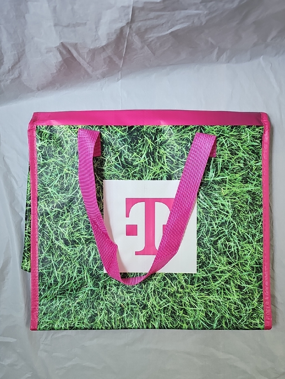 T Mobile Tuesday Pink & Green Reusable Bag NWOT